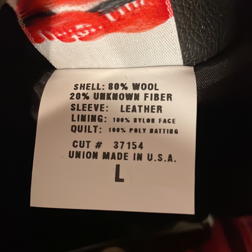 Wool Leather Jacket - Picture 10 of 11